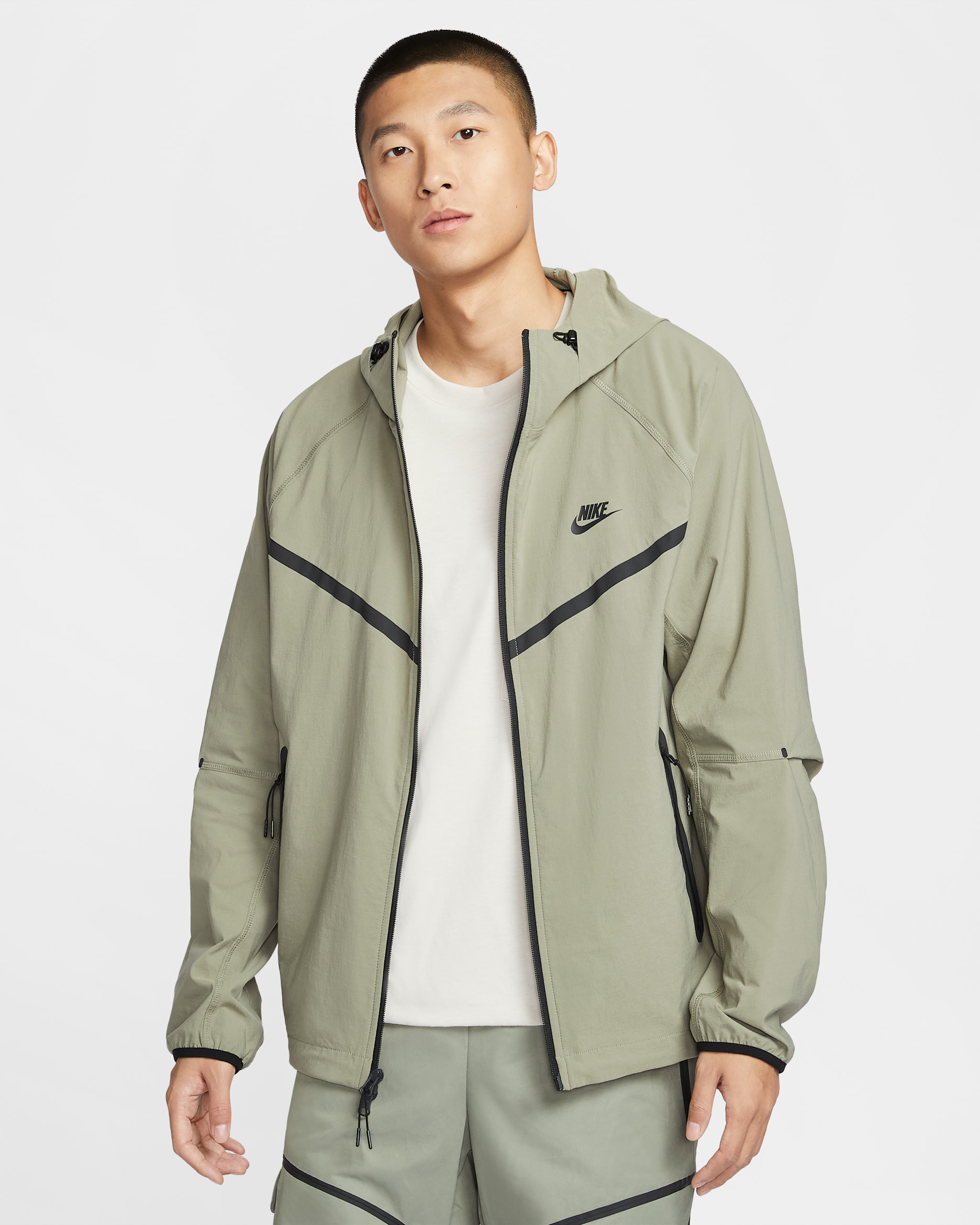 Nike Tech Windrunner Men's Woven Full-Zip Jacket. Nike ID